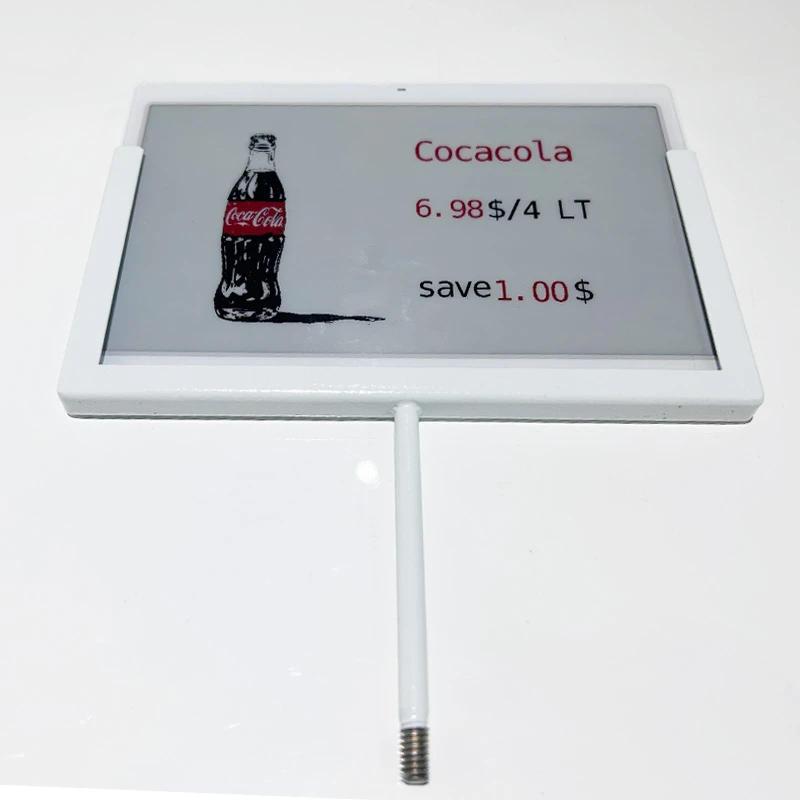 7,3 дюймаи электронии нархҳои теги металлии винти кӯҳии Coca-style cola