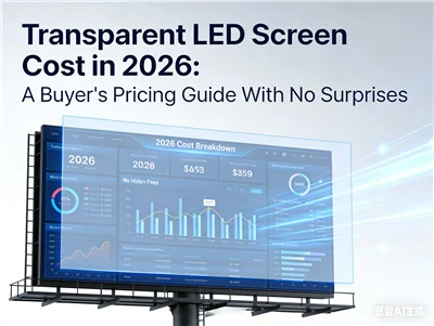 Арзиши экрани шаффофи LED дар соли 2026 Роҳнамои нархгузории харидор бидуни т...